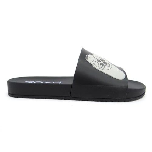 Chinelo Grendene Playstation Play One Slide Menino 22503 Preto/Preto/Cinza