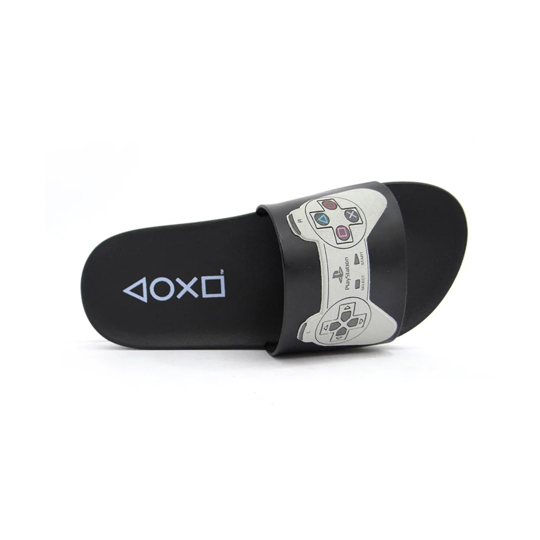 Chinelo Grendene Playstation Play One Slide Menino 22503 Preto/Preto/Cinza Chinelo Grendene Playstation Play One Slide Menino 22503 Preto/Preto/Cinza