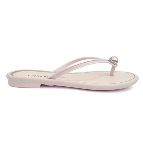 Chinelo Grendene Rasteira Grendha Maiara 18365 Off White