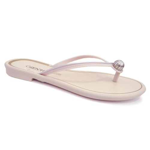 Chinelo Grendene Rasteira Grendha Maiara 18365 Off White