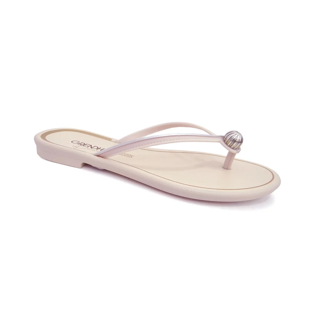 Chinelo Grendene Rasteira Grendha Maiara 18365 Off White