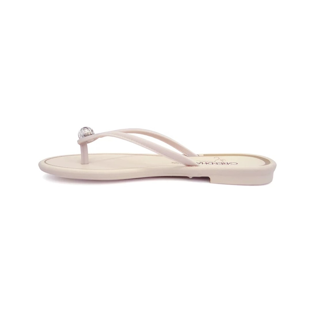 Chinelo Grendene Rasteira Grendha Maiara 18365 Off White