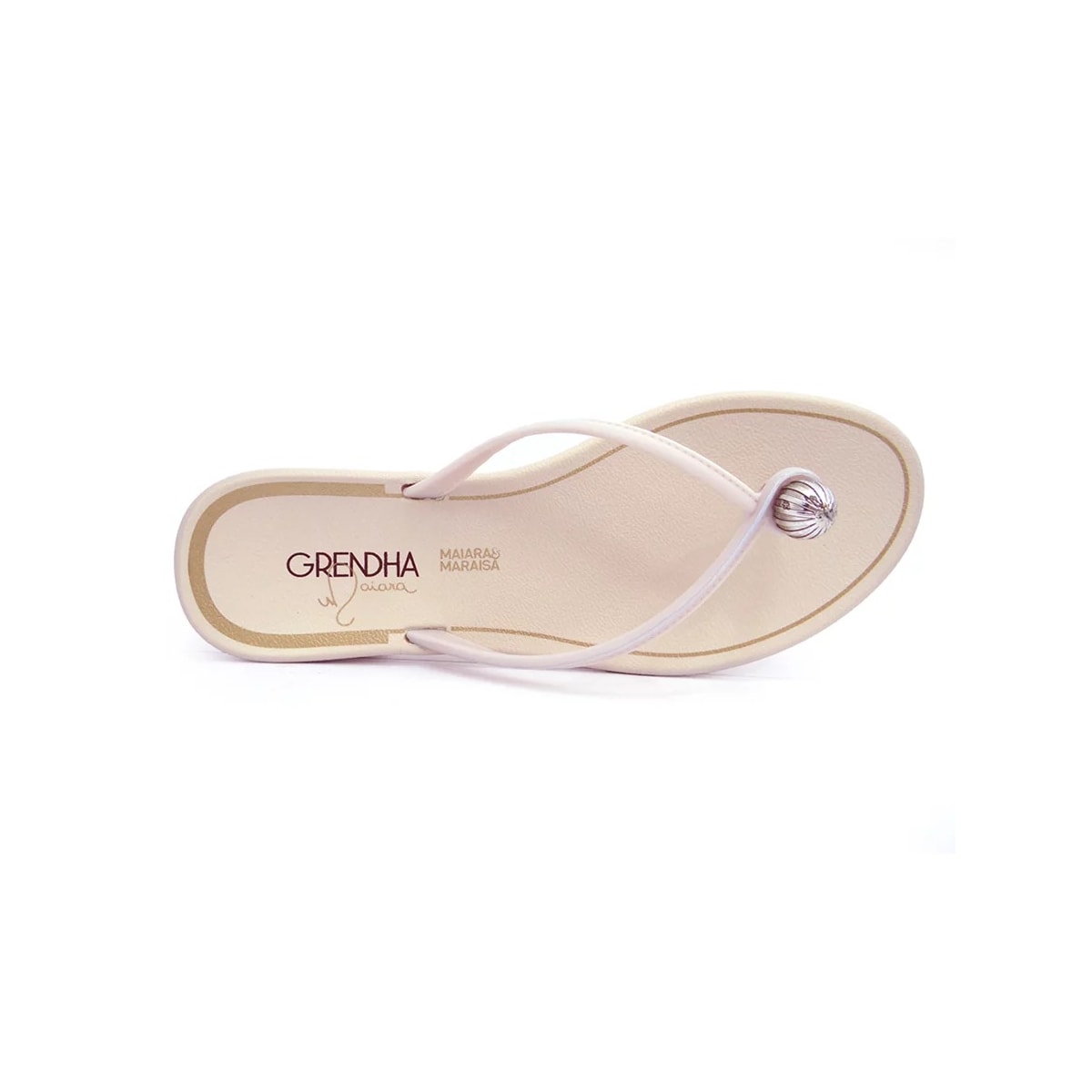 Chinelo Grendene Rasteira Grendha Maiara 18365 Off White Chinelo Grendene Rasteira Grendha Maiara 18365 Off White