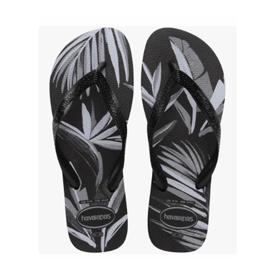 Chinelo Havaianas Aloha Preto/Cinza