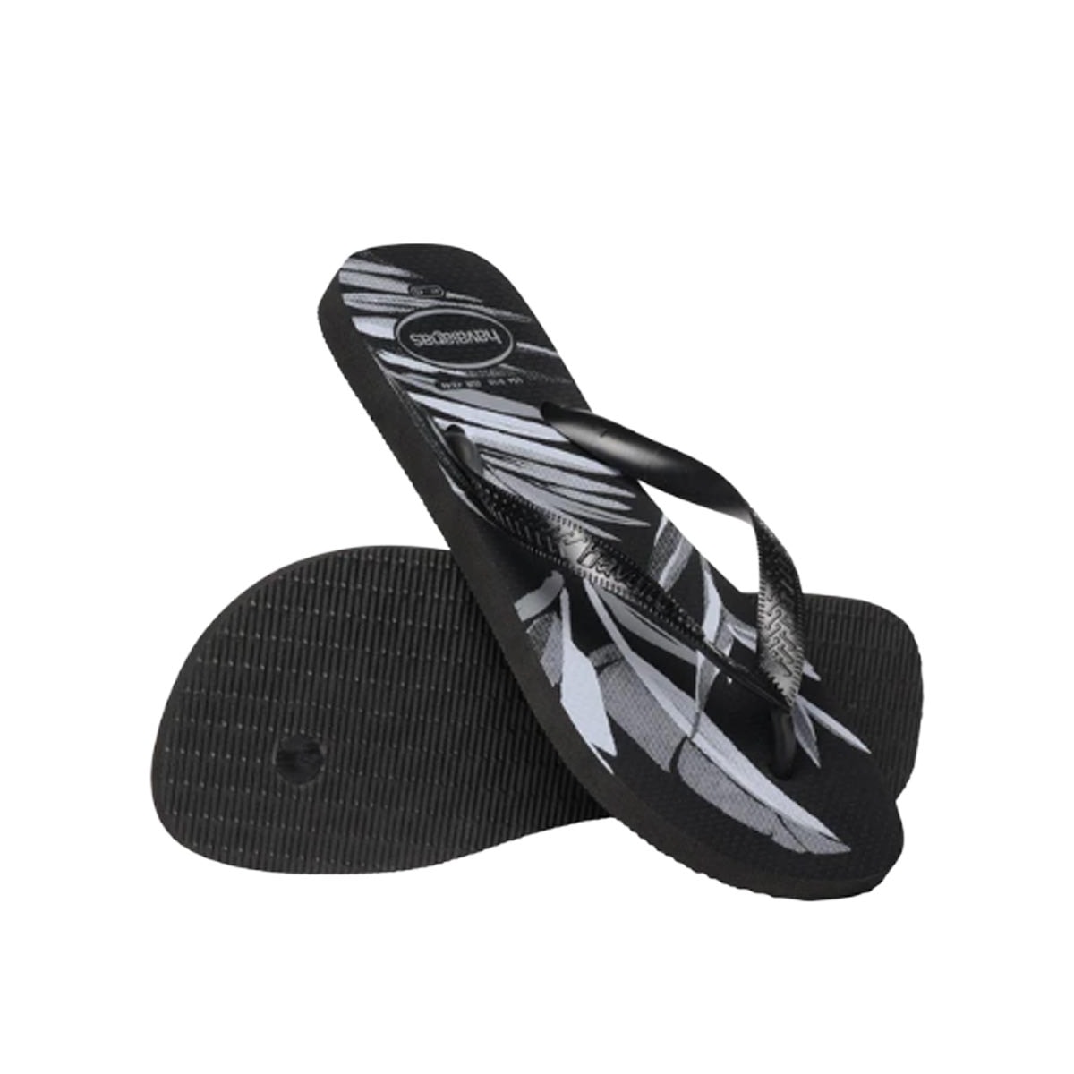 Chinelo Havaianas Aloha Preto/Cinza