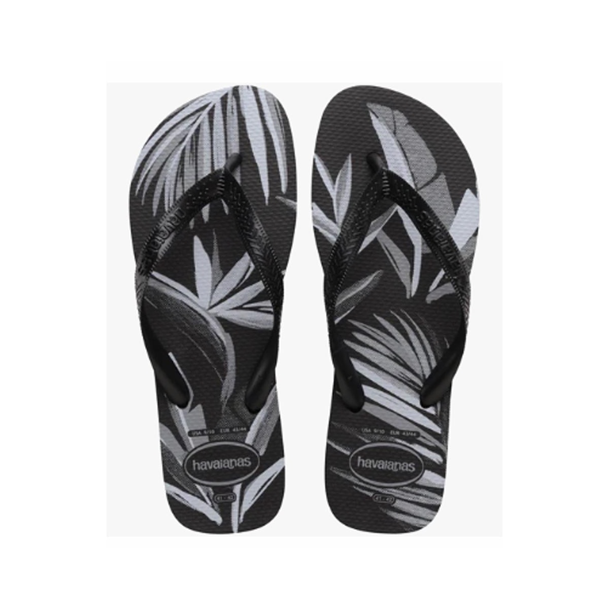 Chinelo Havaianas Aloha Preto/Cinza
