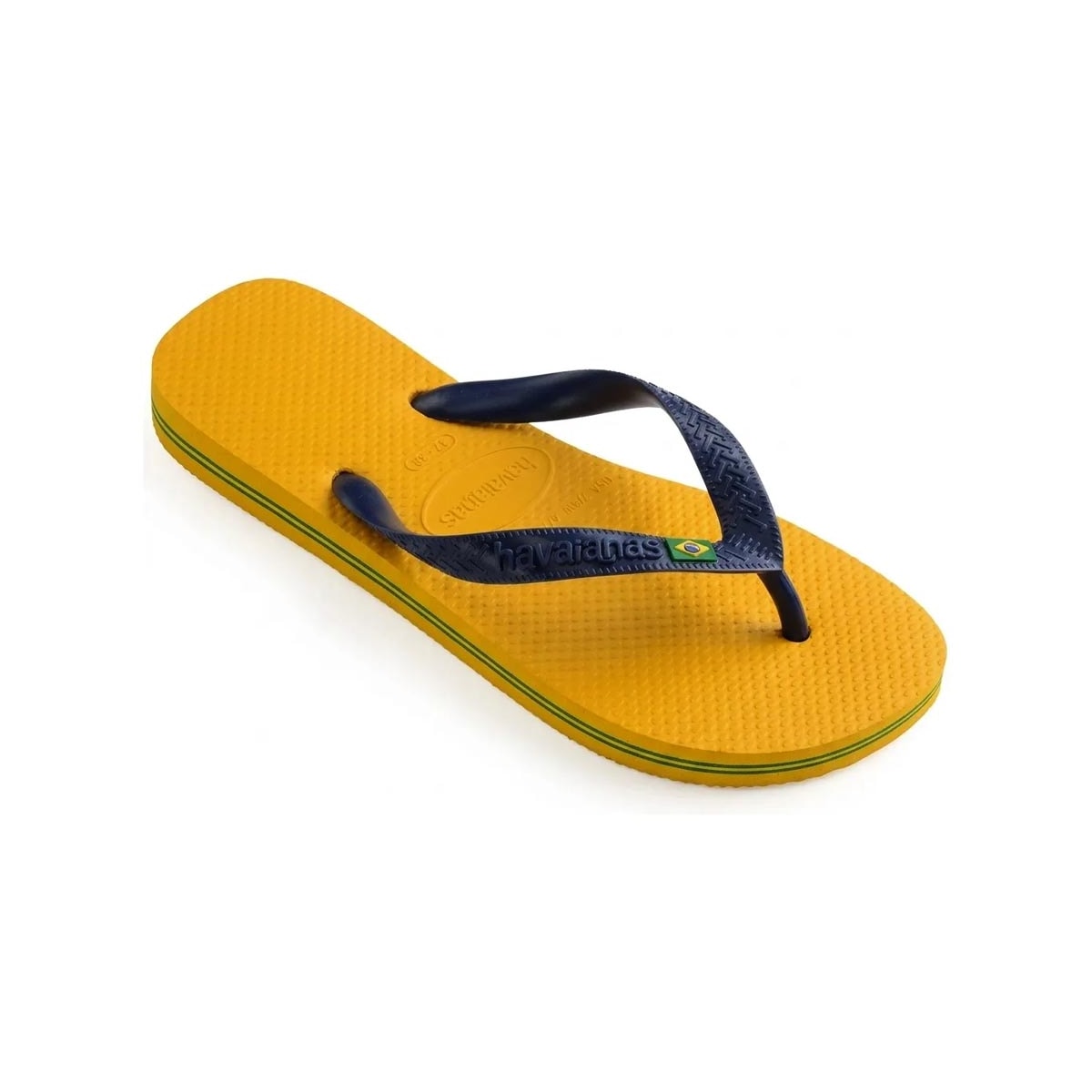 Chinelo Havaianas Brasil Amarelo Pop/Marinho Chinelo Havaianas Brasil Amarelo Pop/Marinho