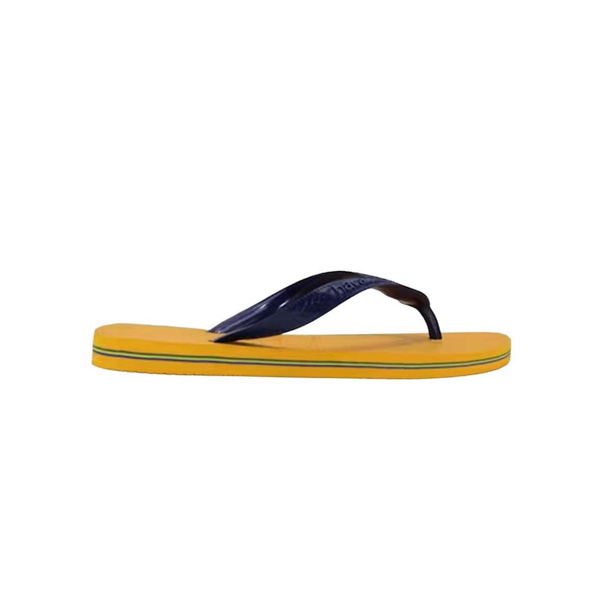 Chinelo Havaianas Brasil Amarelo Pop/Marinho