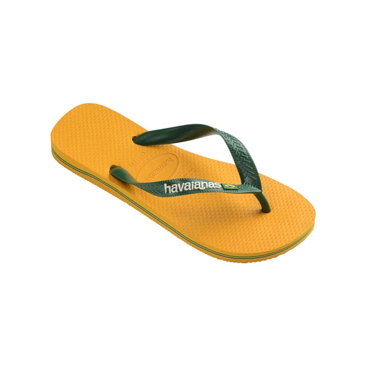 Chinelo Havaianas Brasil Logo Fc Amarelo