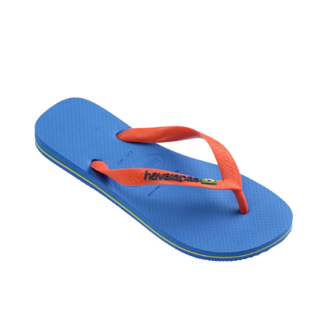 Chinelo Havaianas Brasil Logo Fc Azul