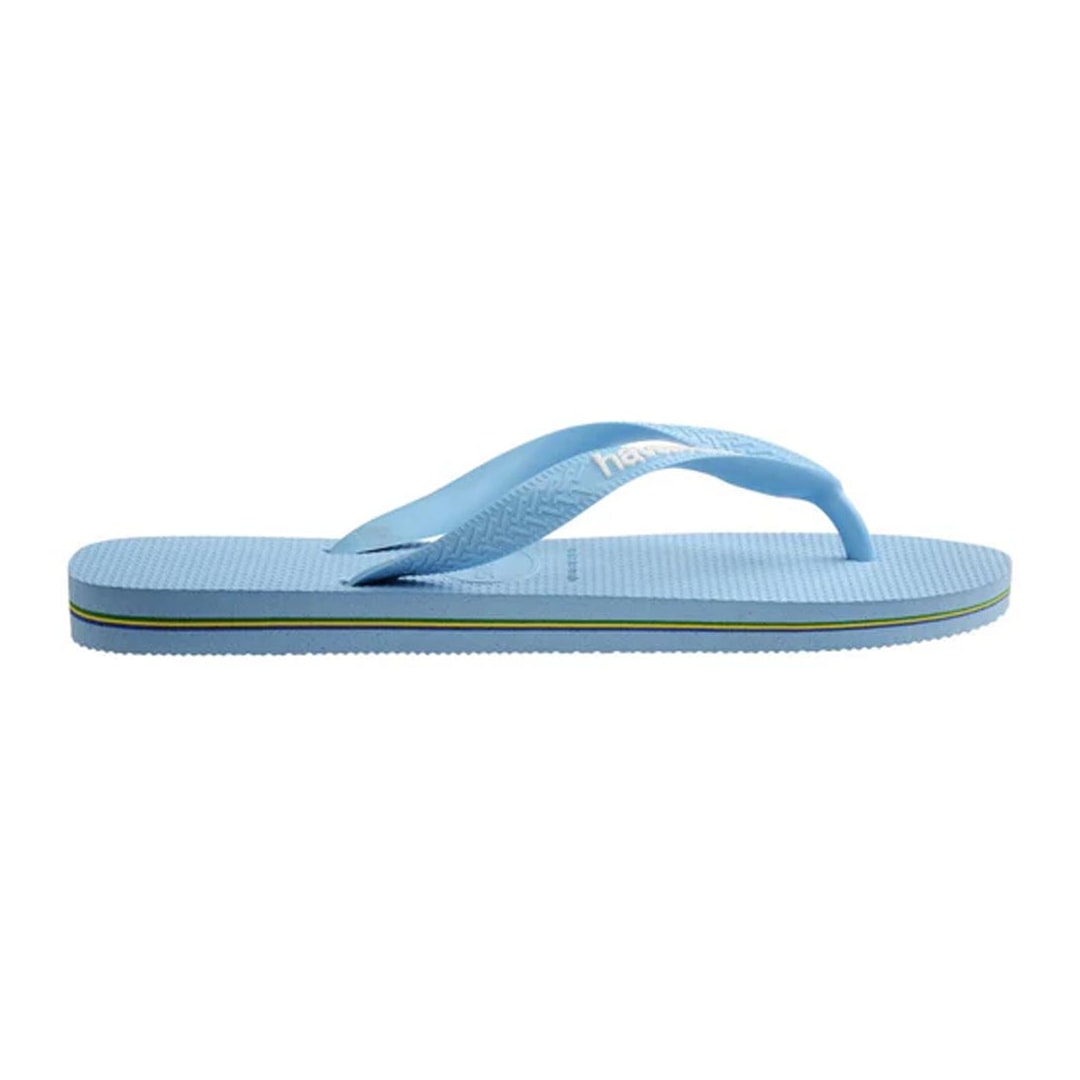 Chinelo Havaianas Brasil Logo Fc Azul Lavanda