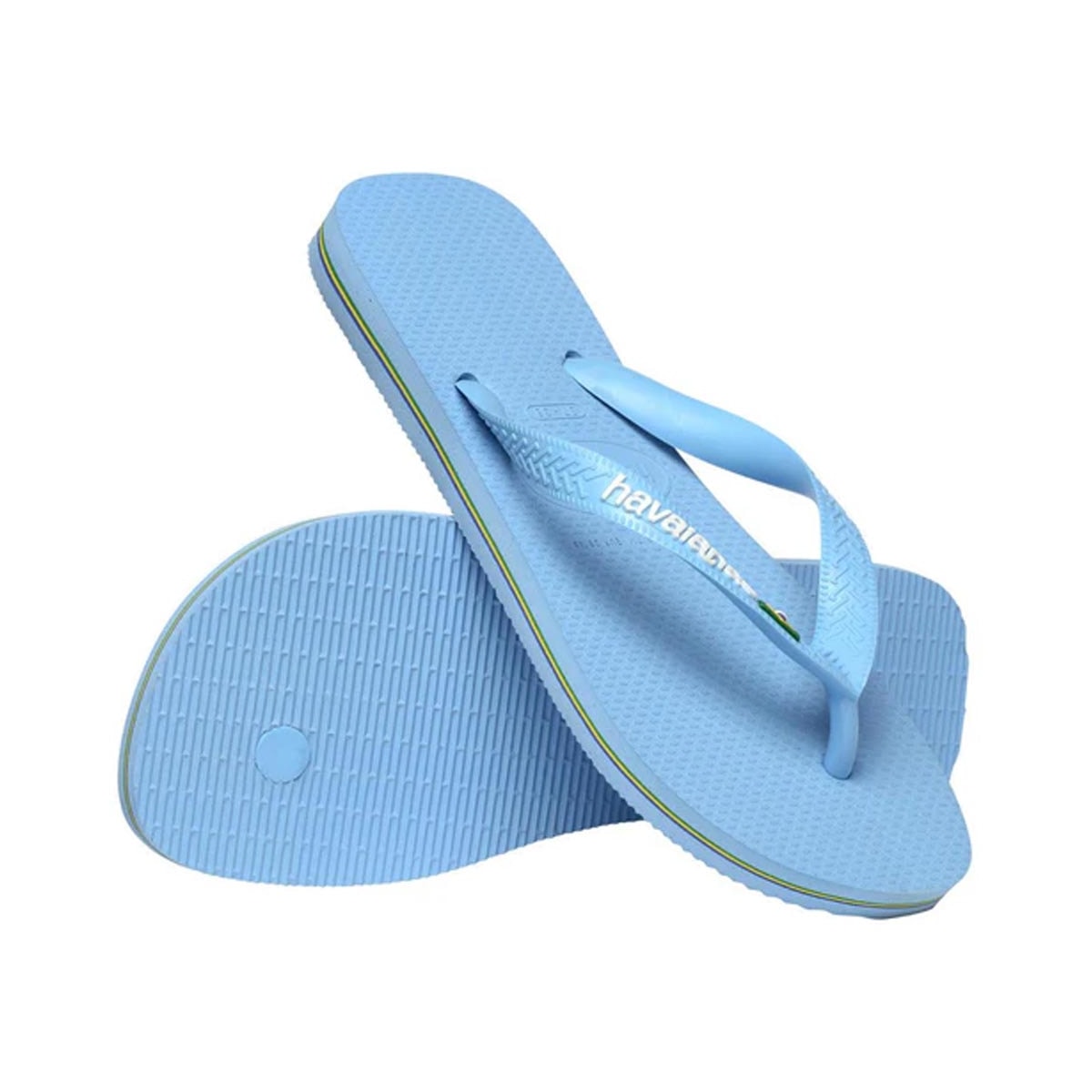 Chinelo Havaianas Brasil Logo Fc Azul Lavanda