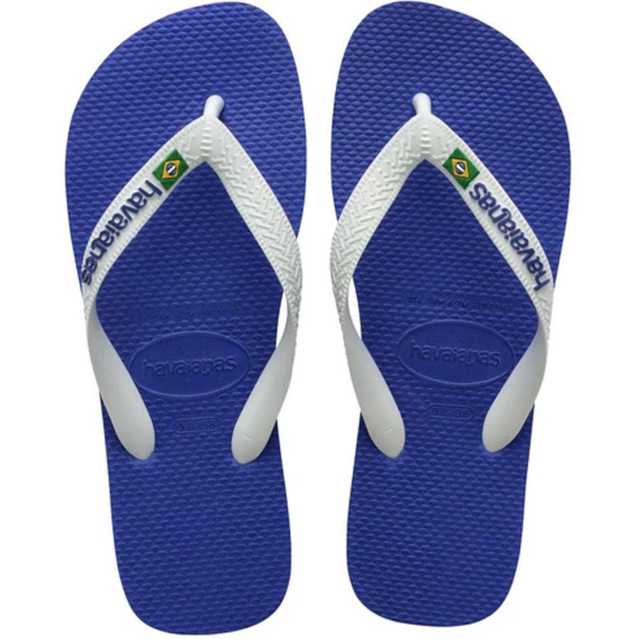 Chinelo Havaianas Brasil Logo Fc Azul Naval