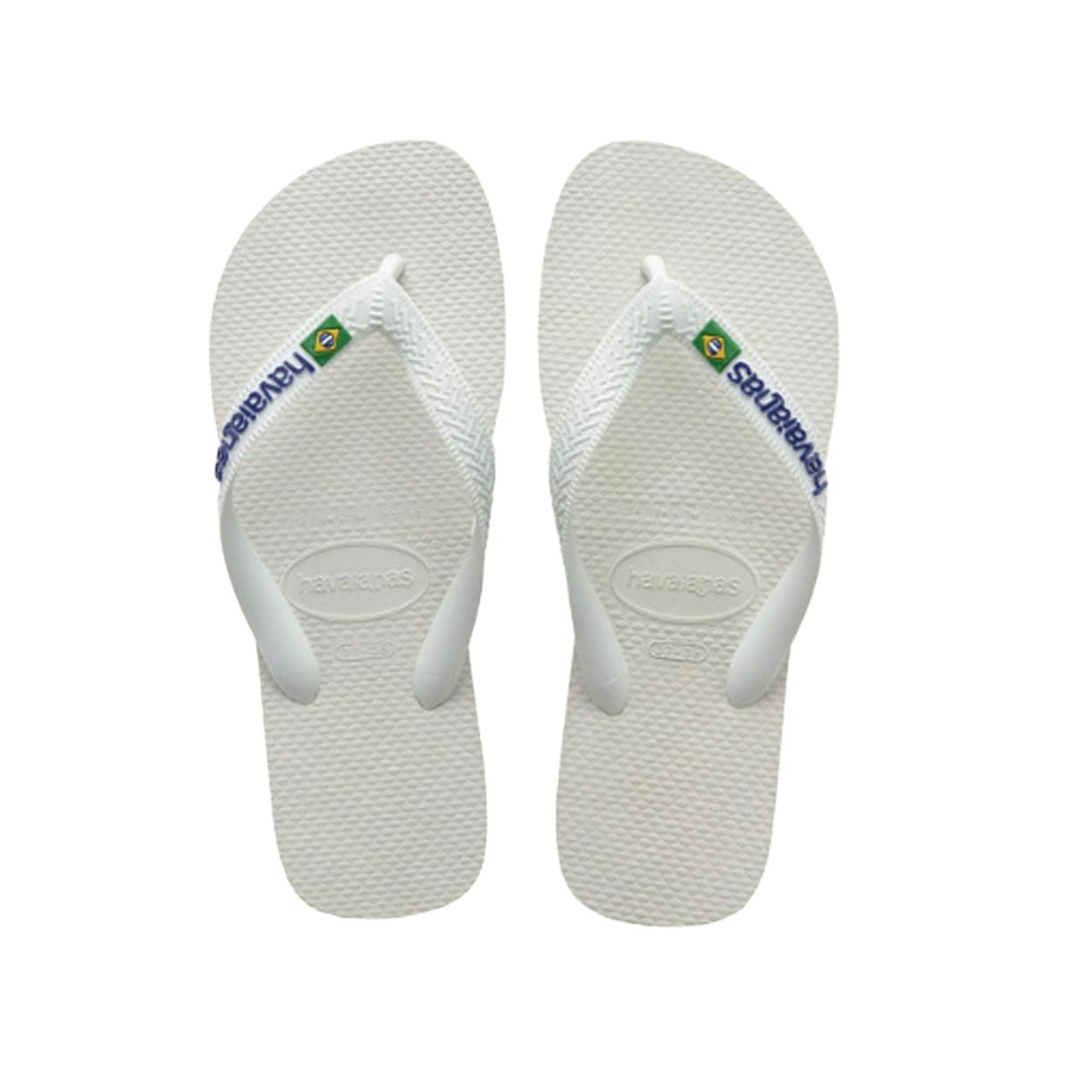 Chinelo Havaianas Brasil Logo Fc Branco
