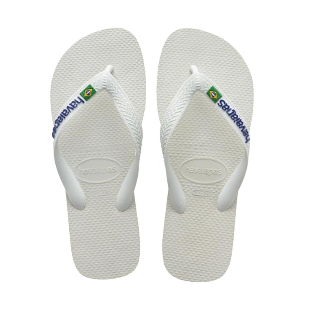 Chinelo Havaianas Brasil Logo Fc Branco Chinelo Havaianas Brasil Logo Fc Branco