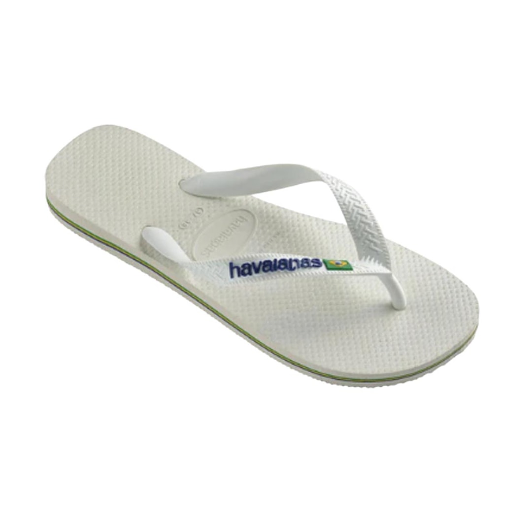 Chinelo Havaianas Brasil Logo Fc Branco Chinelo Havaianas Brasil Logo Fc Branco