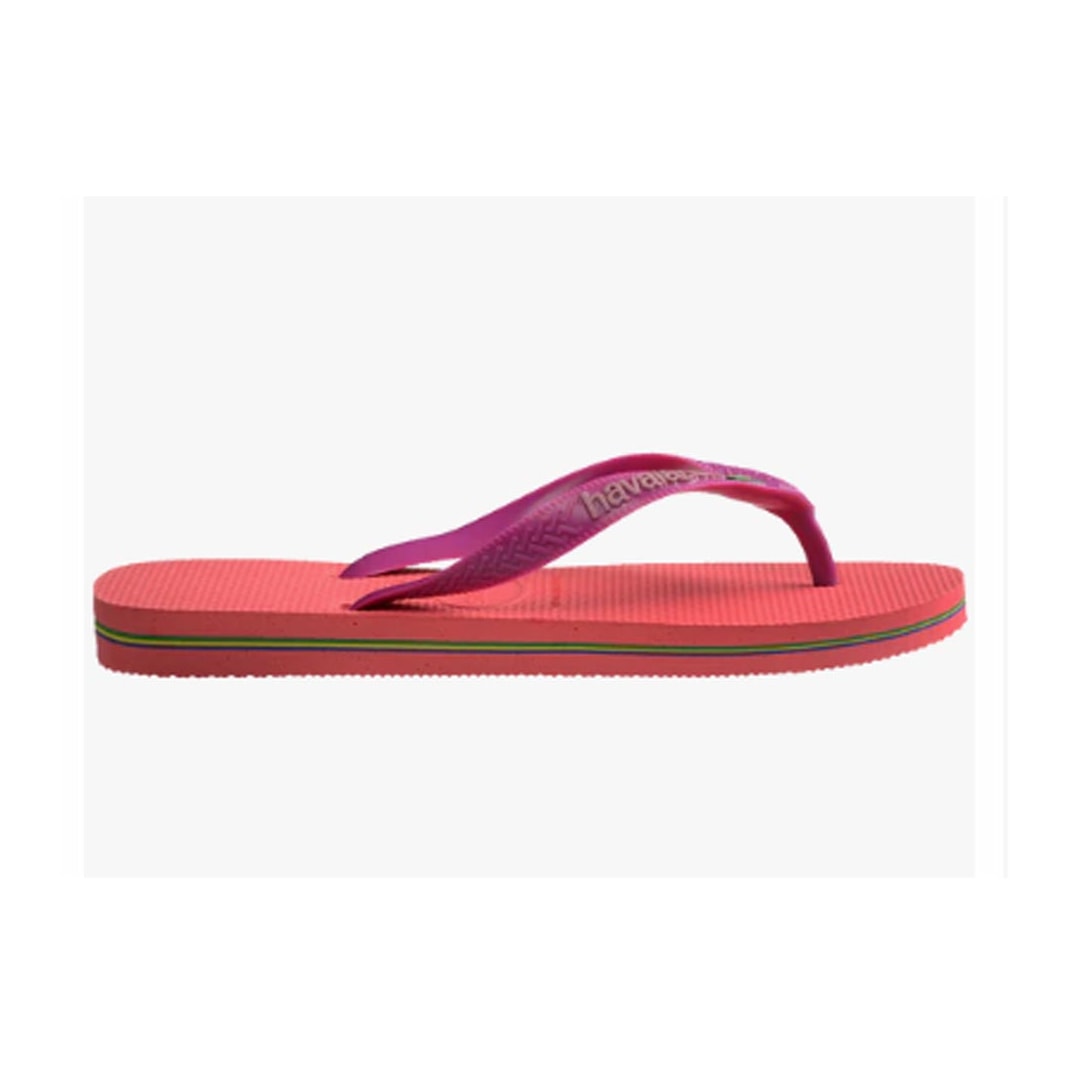 Chinelo Havaianas Brasil Logo Fc Coral