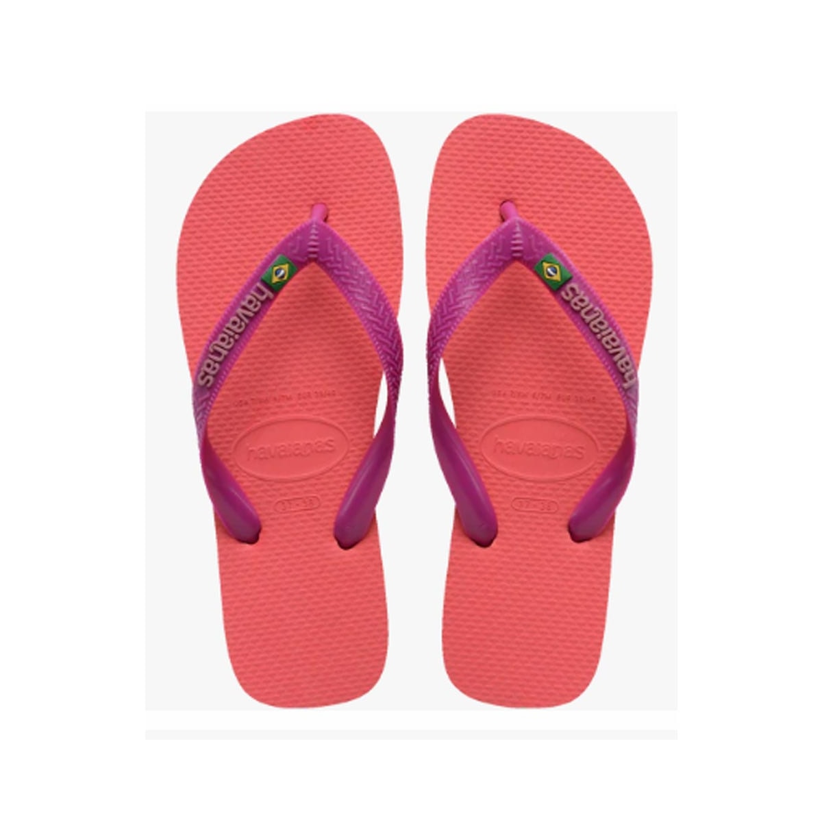 Chinelo Havaianas Brasil Logo Fc Coral Chinelo Havaianas Brasil Logo Fc Coral