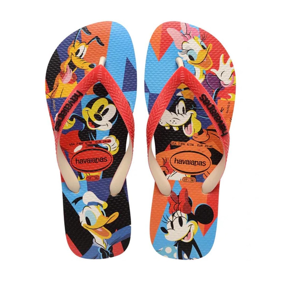Chinelo Havaianas De Dedo Disney Stylish Bege Palha Chinelo Havaianas De Dedo Disney Stylish Bege Palha