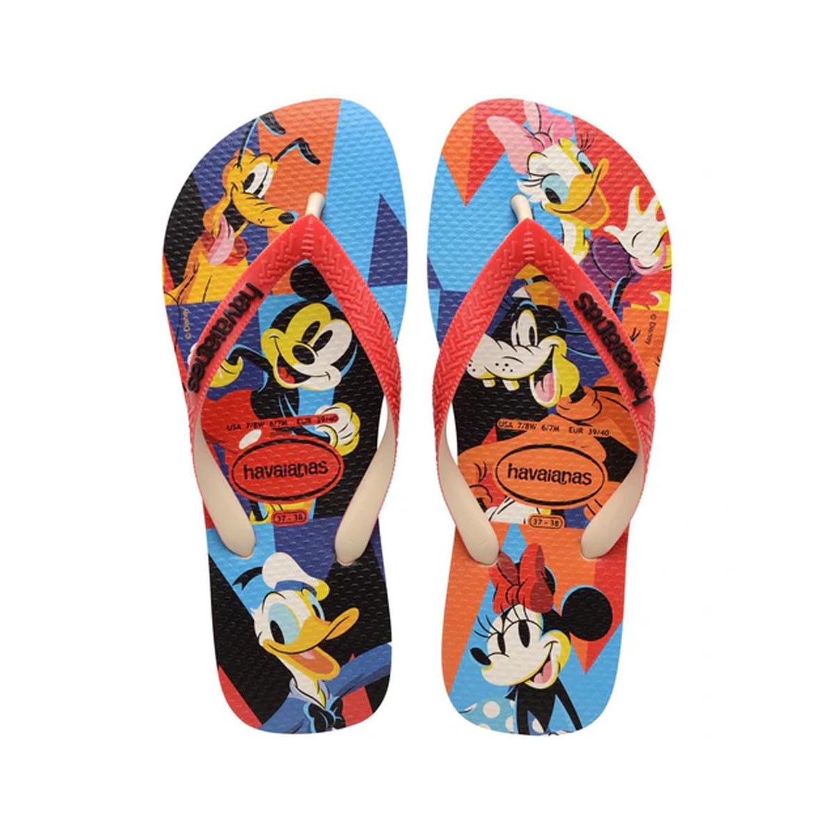 Chinelo Havaianas De Dedo Disney Stylish Bege Palha Chinelo Havaianas De Dedo Disney Stylish Bege Palha