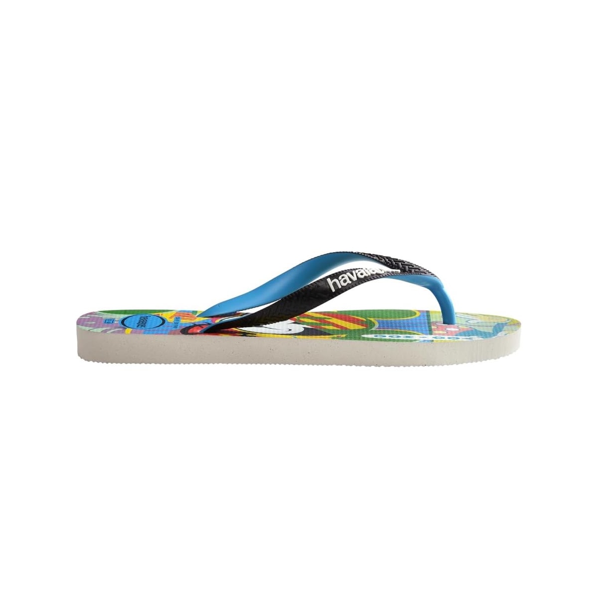 Chinelo Havaianas De Dedo Disney Stylish Bege Palha/Preto