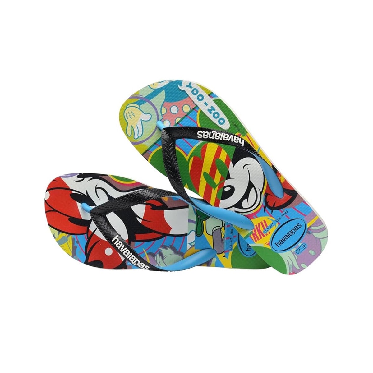 Chinelo Havaianas De Dedo Disney Stylish Bege Palha/Preto Chinelo Havaianas De Dedo Disney Stylish Bege Palha/Preto
