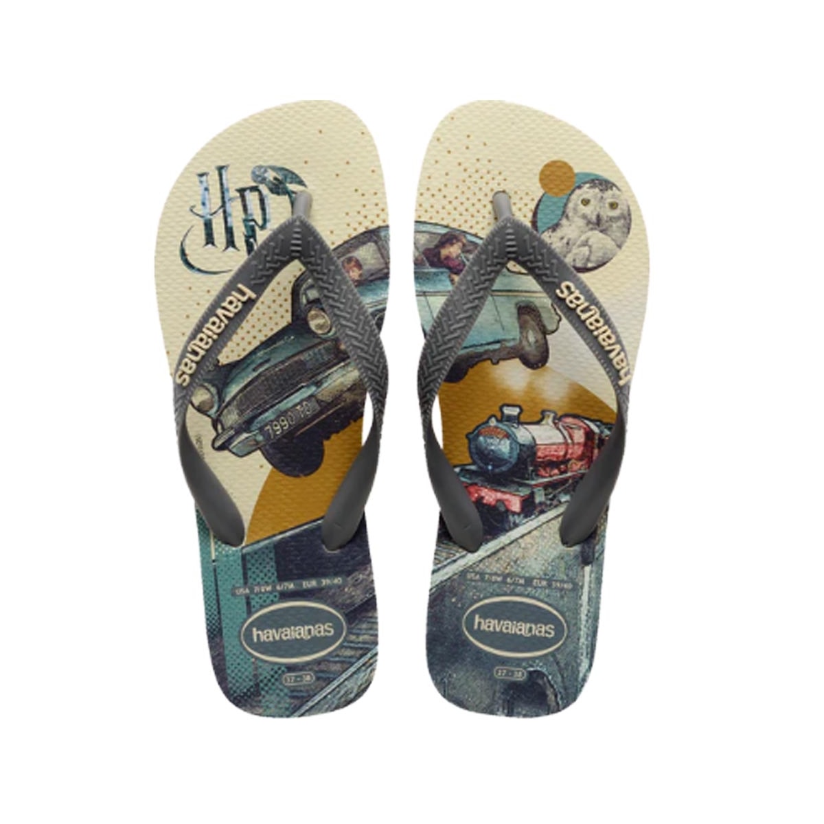 Chinelo Havaianas De Dedo Harry Potter Bege Palha Chinelo Havaianas De Dedo Harry Potter Bege Palha