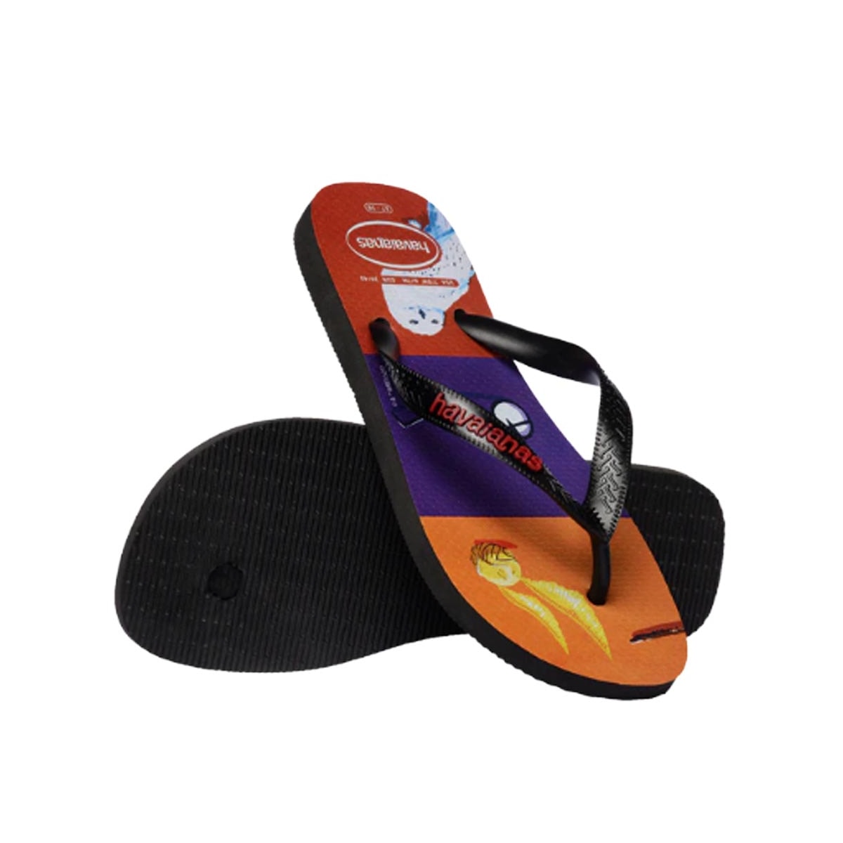 Chinelo Havaianas De Dedo Harry Potter Preto