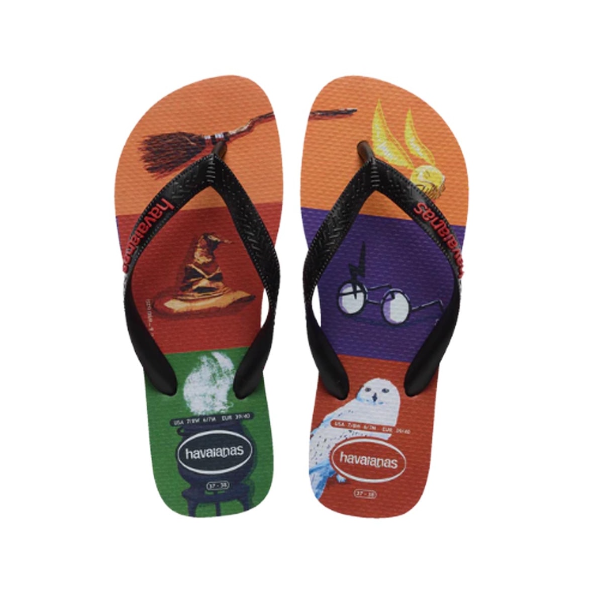 Chinelo Havaianas De Dedo Harry Potter Preto Chinelo Havaianas De Dedo Harry Potter Preto