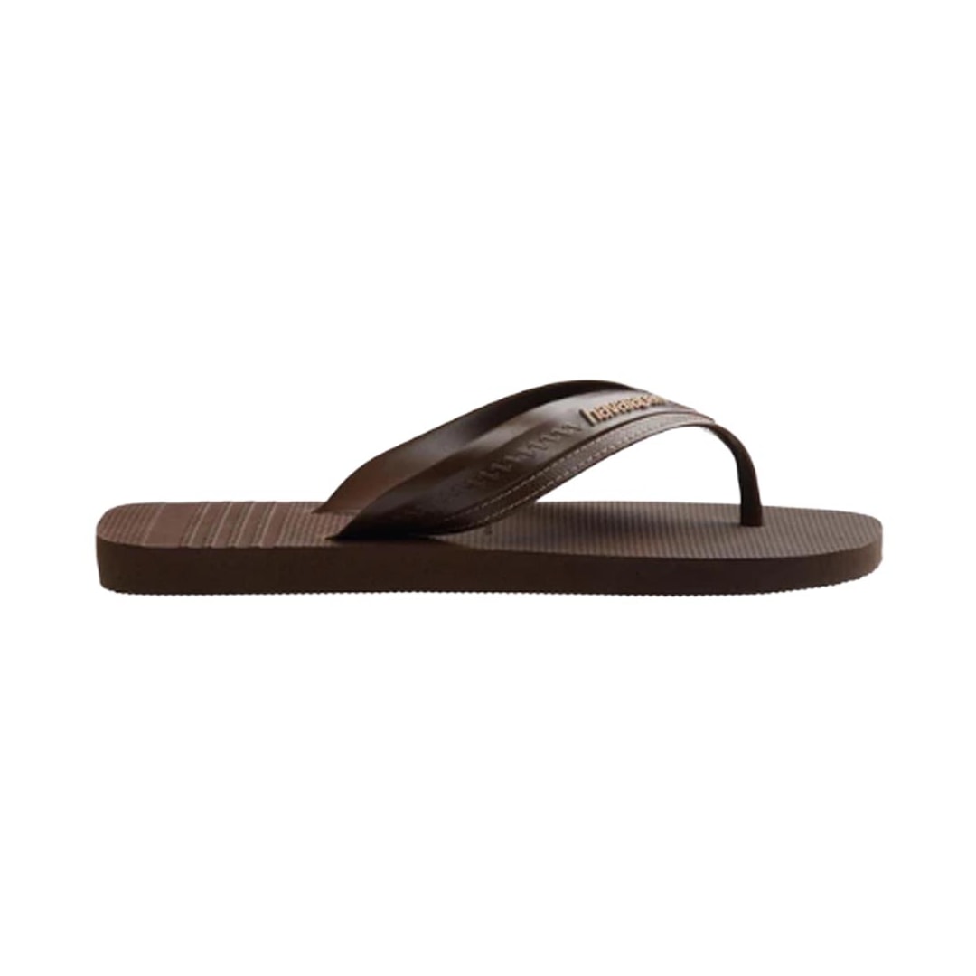 Chinelo Havaianas De Dedo Hybrid Be Cafe
