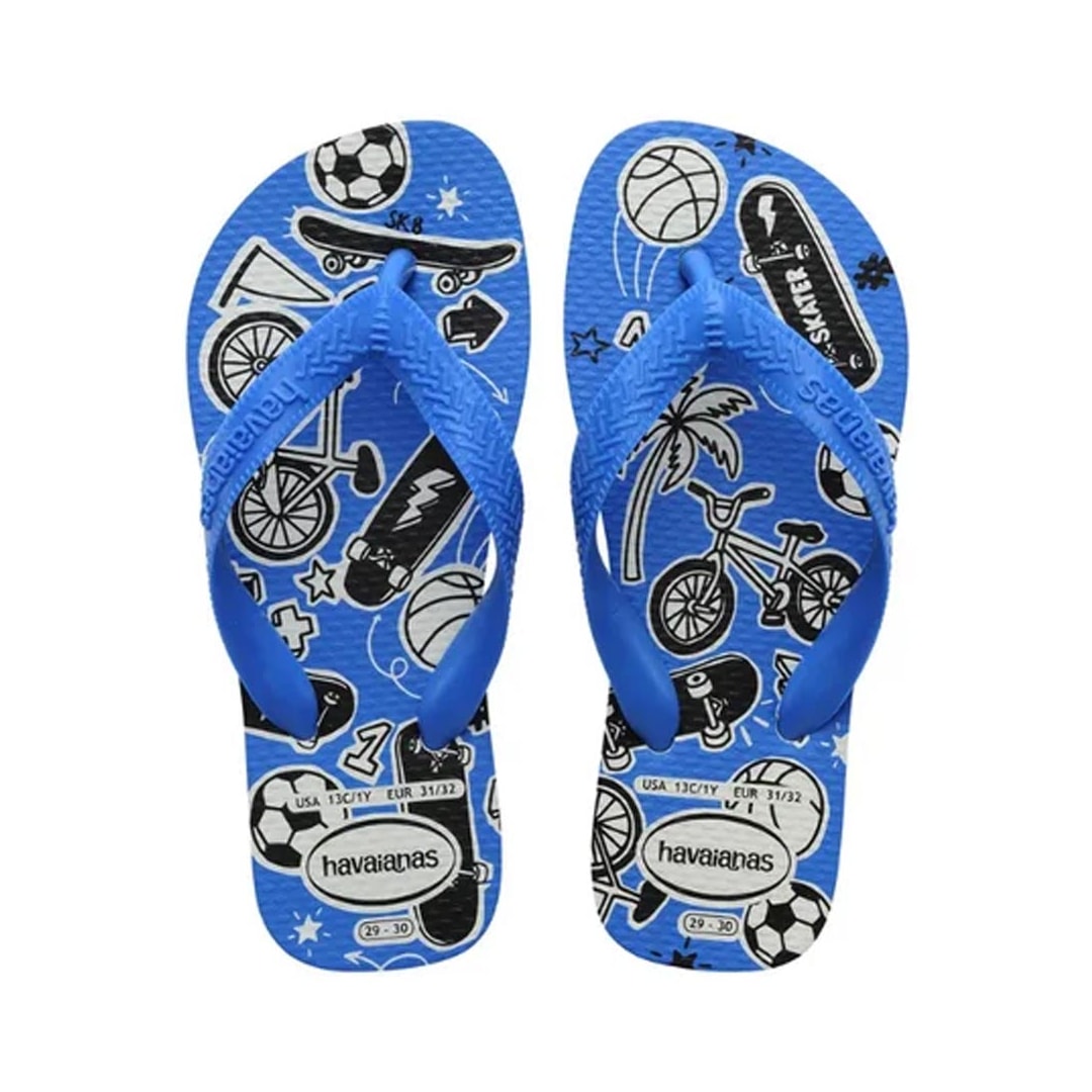 Chinelo Havaianas De Dedo Kids Athletic Branco/Azul Chinelo Havaianas De Dedo Kids Athletic Branco/Azul