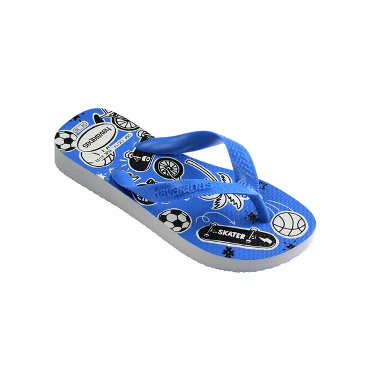 Chinelo Havaianas De Dedo Kids Athletic Branco/Azul Chinelo Havaianas De Dedo Kids Athletic Branco/Azul