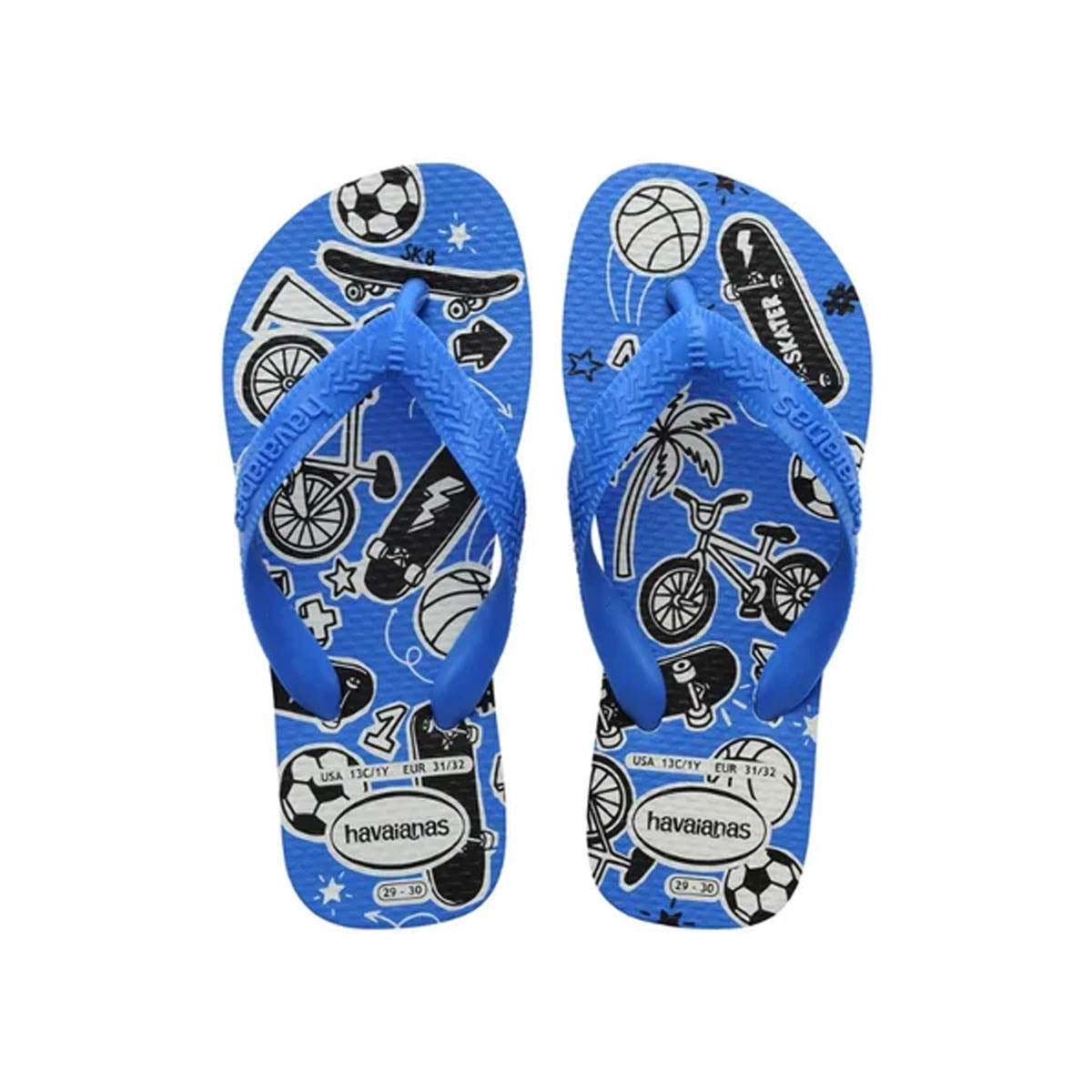 Chinelo Havaianas De Dedo Kids Athletic Branco/Azul Chinelo Havaianas De Dedo Kids Athletic Branco/Azul