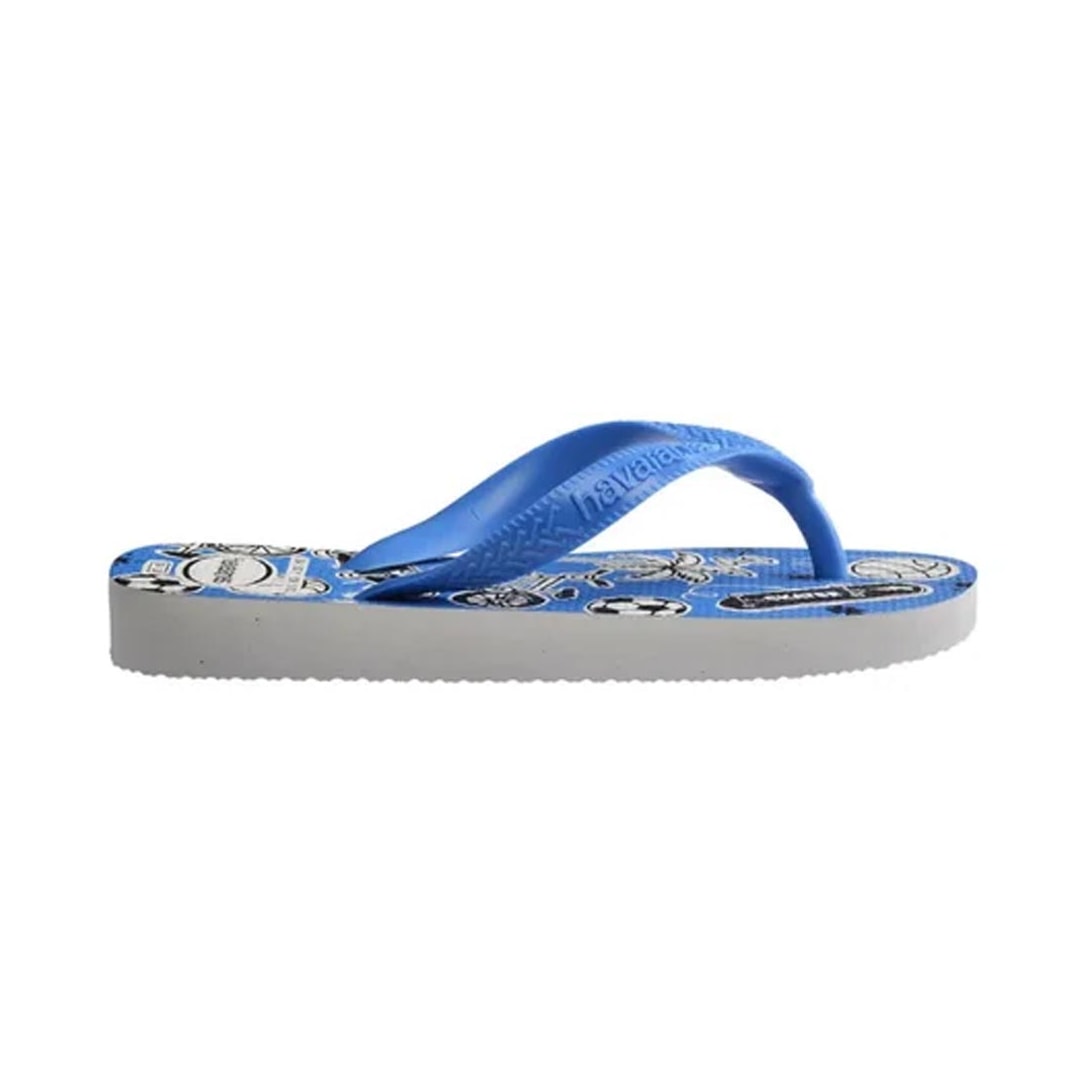 Chinelo Havaianas De Dedo Kids Athletic Branco/Azul