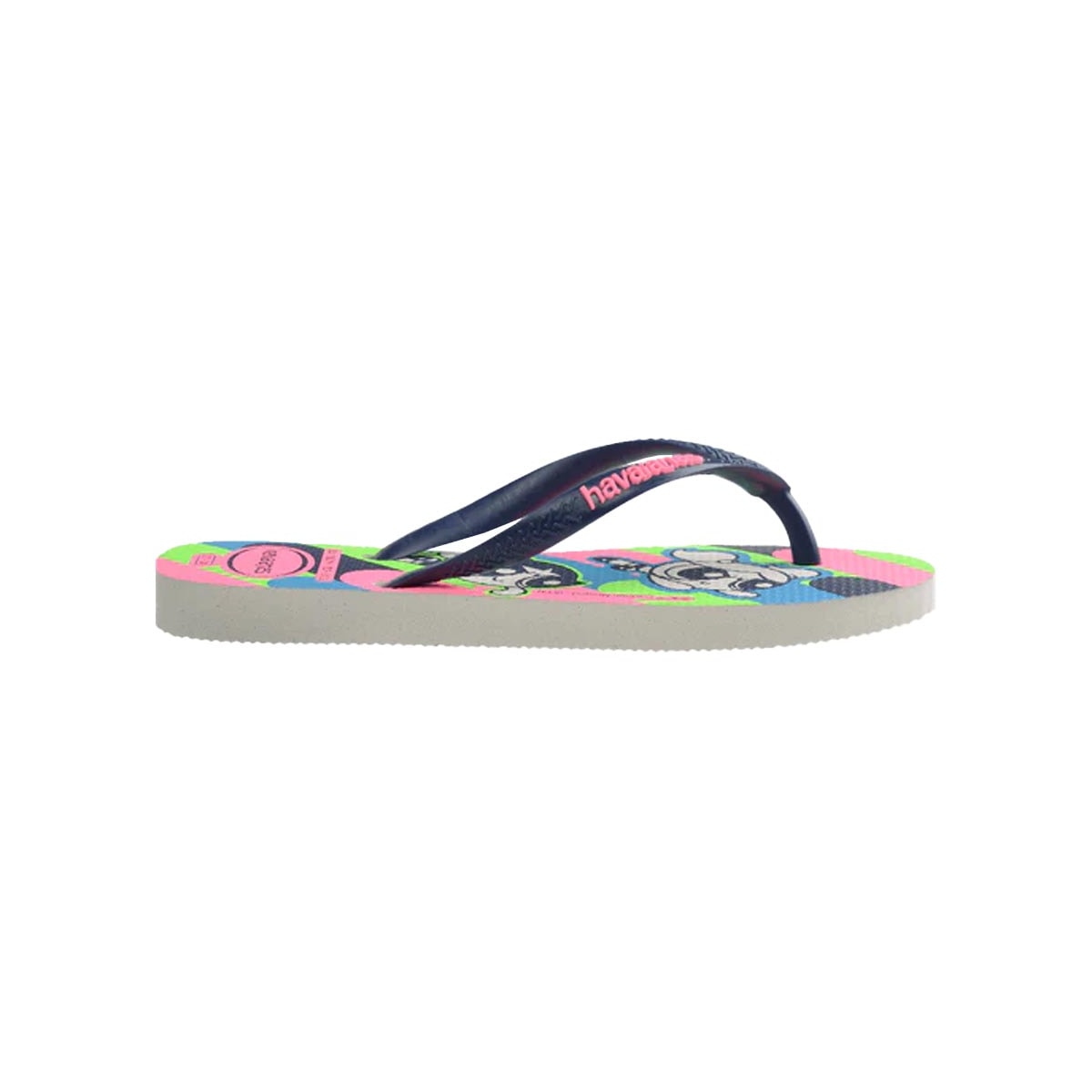 Chinelo Havaianas De Dedo Kids Slim Powerpuff Branco Chinelo Havaianas De Dedo Kids Slim Powerpuff Branco