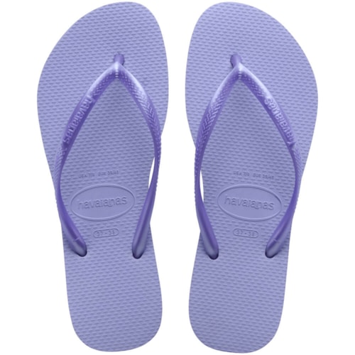 Chinelo Havaianas De Dedo Slim Brisa Lilas