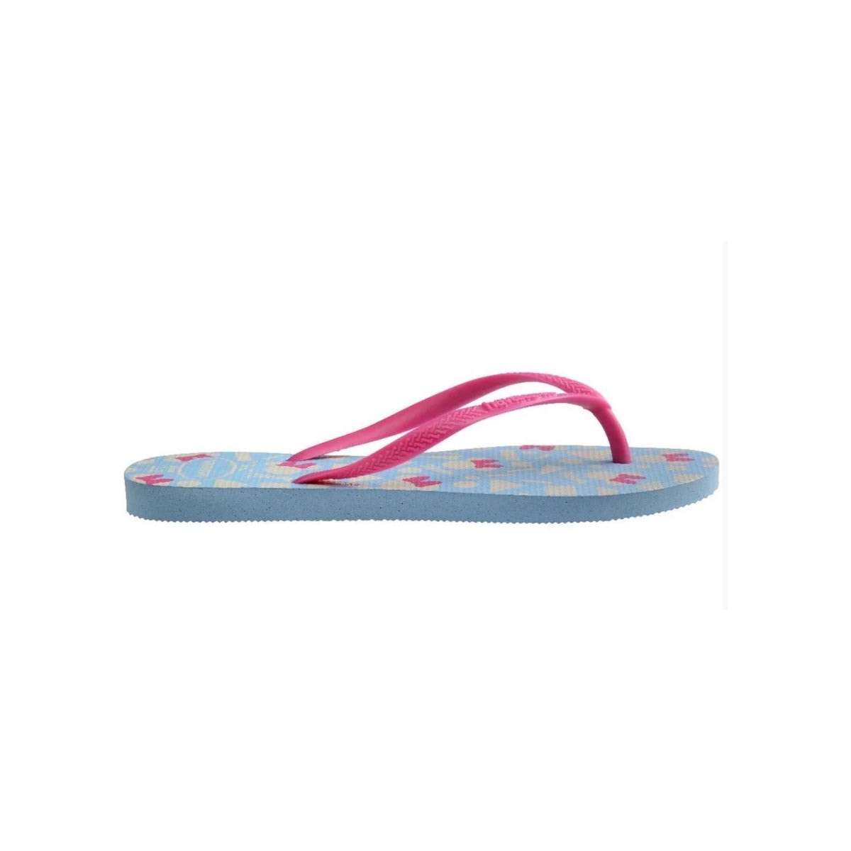 Chinelo Havaianas De Dedo Slim Disney Azul/Rosa Chinelo Havaianas De Dedo Slim Disney Azul/Rosa