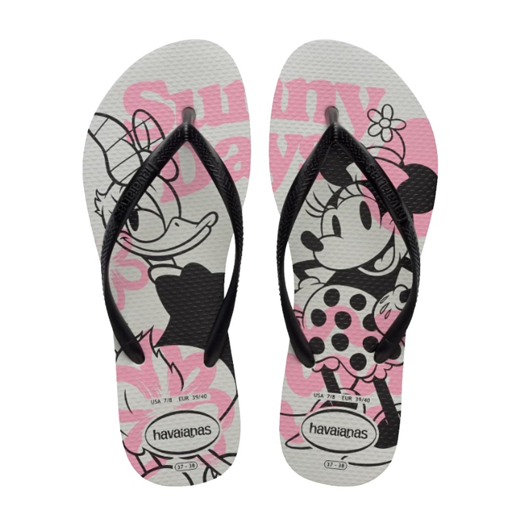 Chinelo Havaianas De Dedo Slim Disney Branco Chinelo Havaianas De Dedo Slim Disney Branco