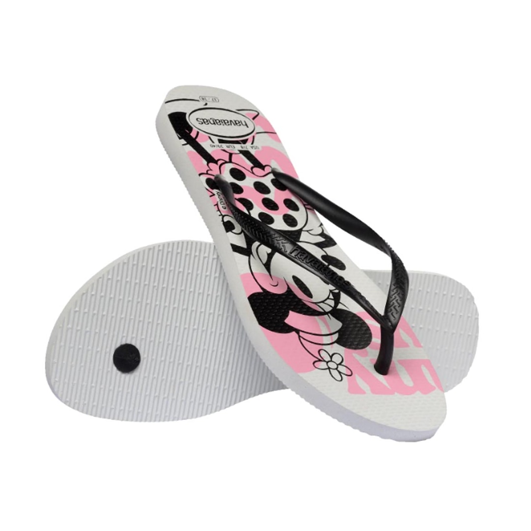 Chinelo Havaianas De Dedo Slim Disney Branco Chinelo Havaianas De Dedo Slim Disney Branco