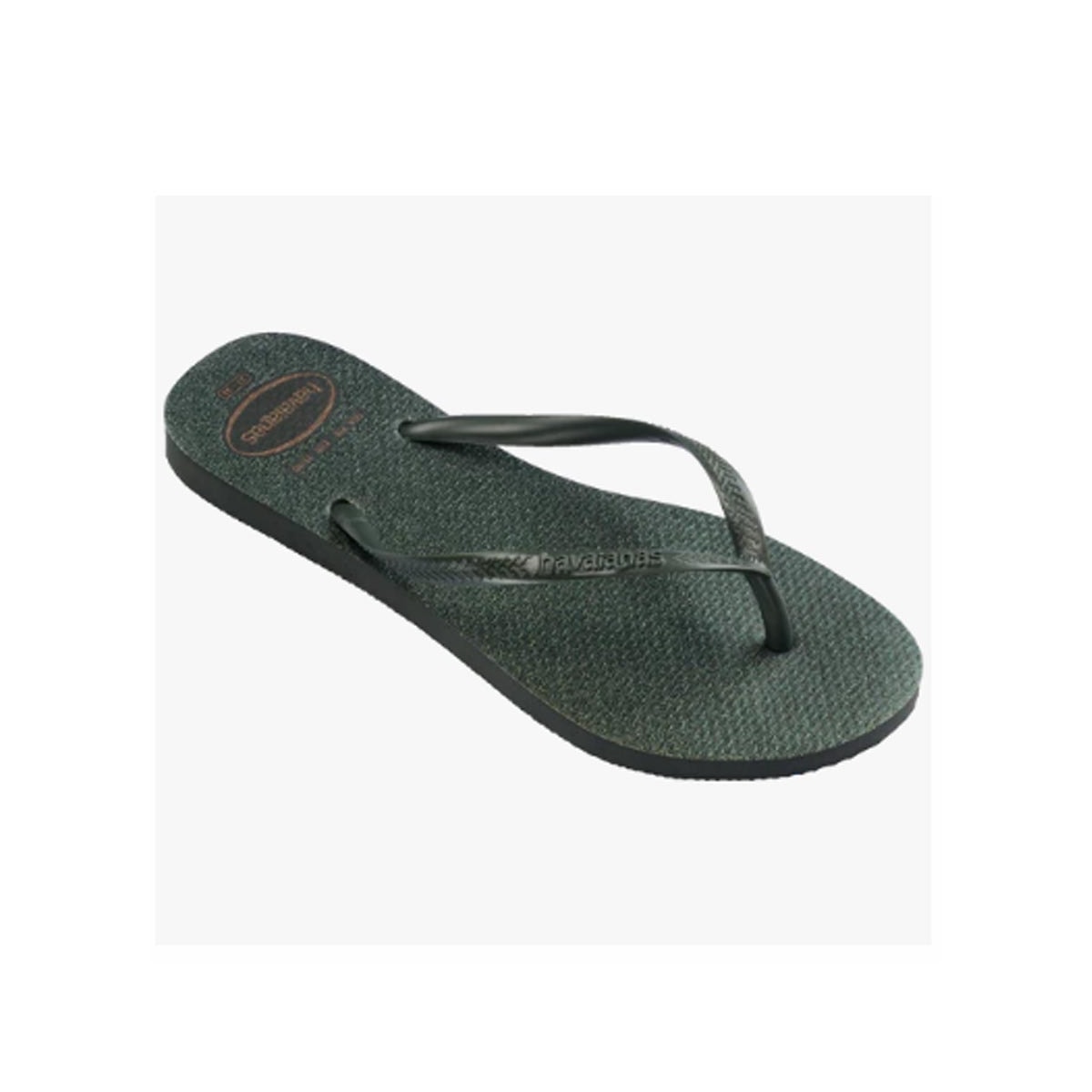 Chinelo Havaianas De Dedo Slim Gloss Q26043 Verde Olive Chinelo Havaianas De Dedo Slim Gloss Q26043 Verde Olive