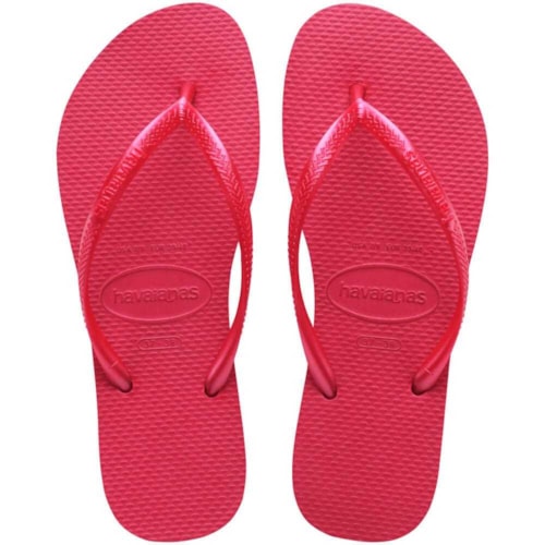 Chinelo Havaianas De Dedo Slim Pink Fever