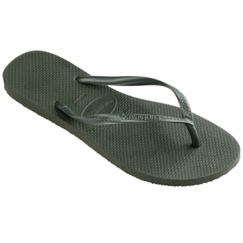 Chinelo Havaianas De Dedo Slim Verde Olive