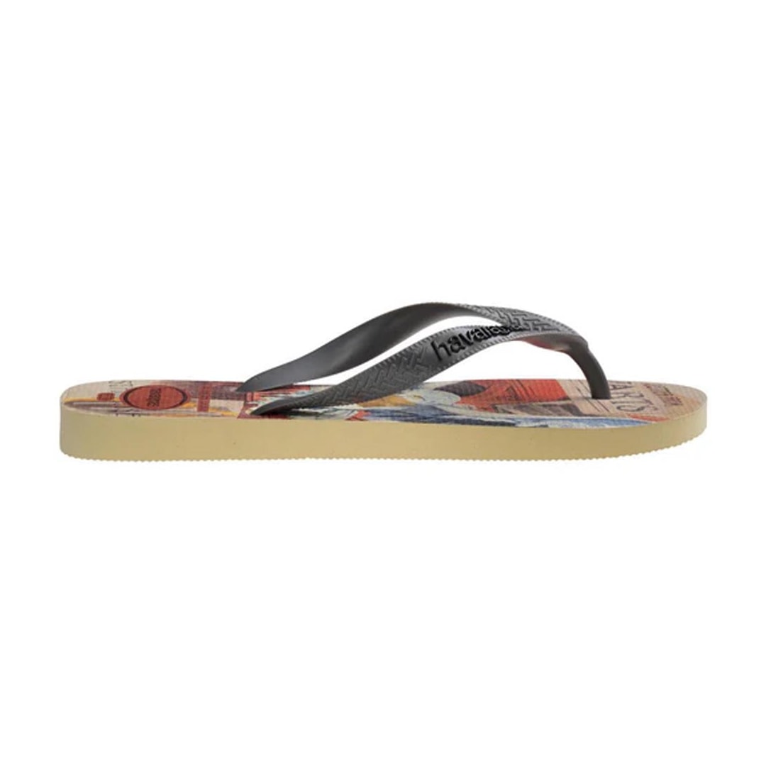 Chinelo Havaianas De Dedo Top Warner Class Buttercream