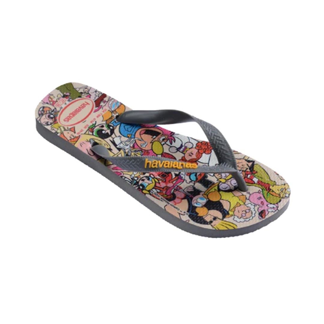 Chinelo Havaianas De Dedo Top Warner Class Cinza Aço