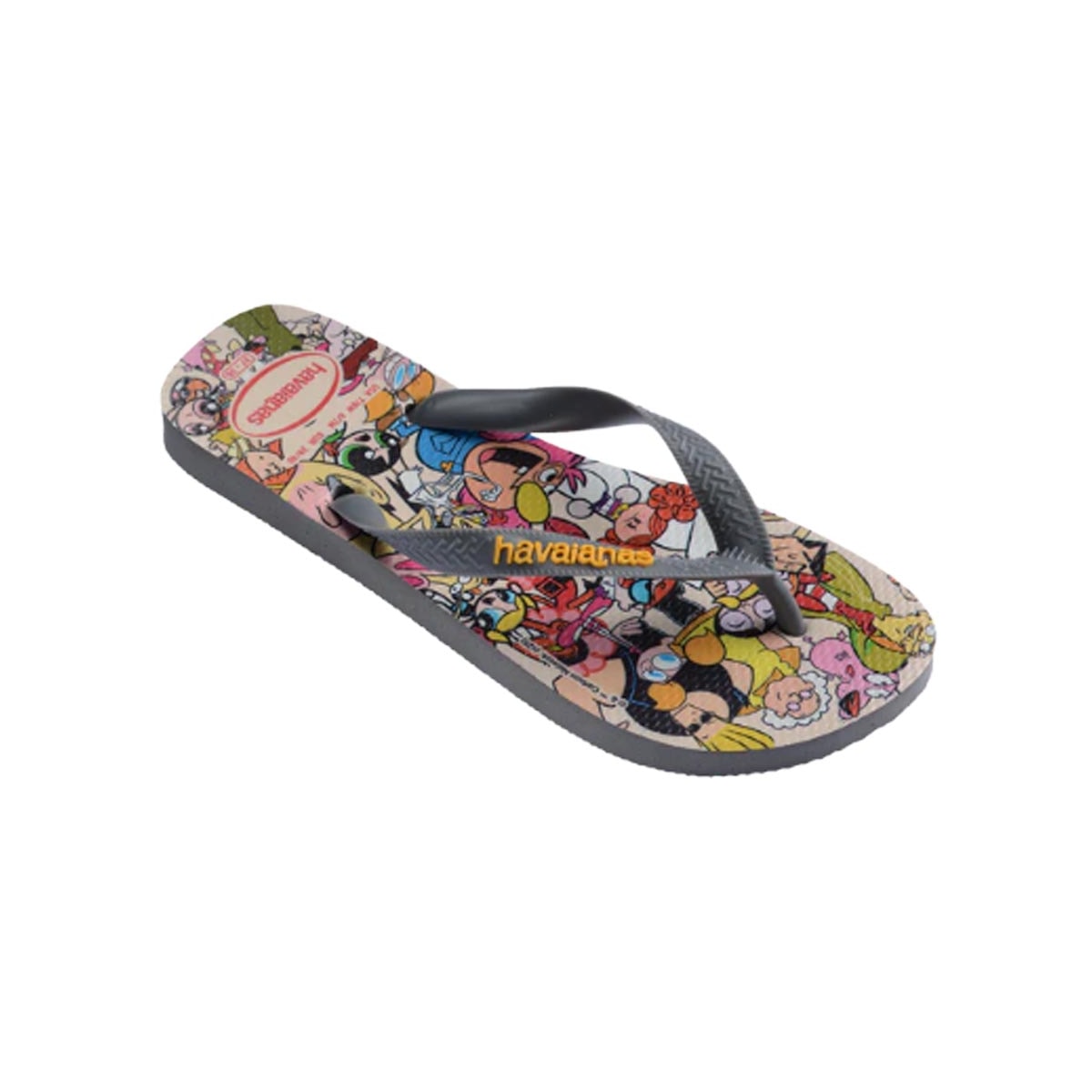 Chinelo Havaianas De Dedo Top Warner Class Cinza Aço