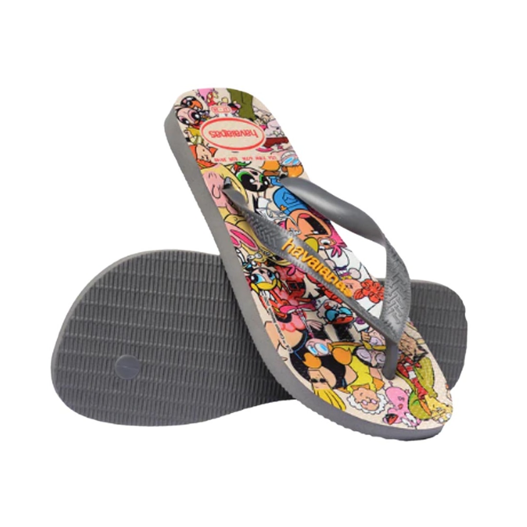 Chinelo Havaianas De Dedo Top Warner Class Cinza Aço Chinelo Havaianas De Dedo Top Warner Class Cinza Aço