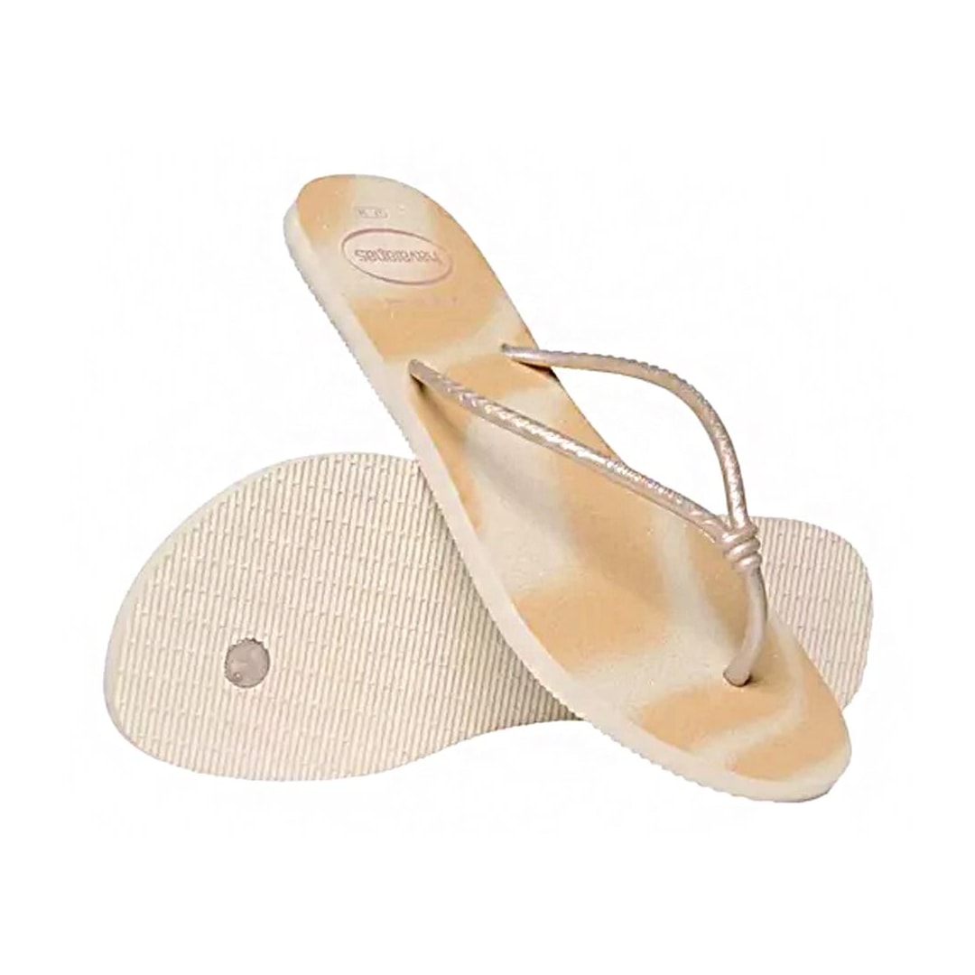 Chinelo Havaianas De Dedo Tube Gloss Bege Palha Chinelo Havaianas De Dedo Tube Gloss Bege Palha
