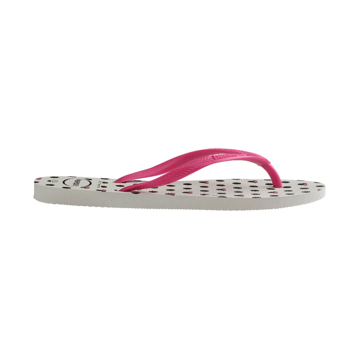 Chinelo Havaianas Disney Branco/Rosa Flux Chinelo Havaianas Disney Branco/Rosa Flux