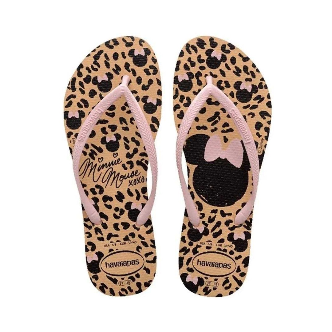 Chinelo Havaianas Disney Dourado