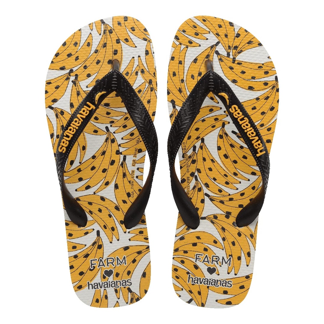 Chinelo Havaianas Farm Bananas Amarelo Chinelo Havaianas Farm Bananas Amarelo